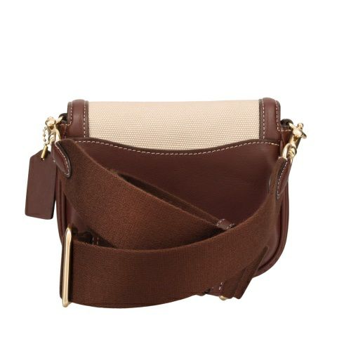 コーチ アウトレット ショルダーバッグ レディース アメリア スモール サドル バッグ ホワイト COACH OUTLET CR257 IMNAM ナチュラルマルチ