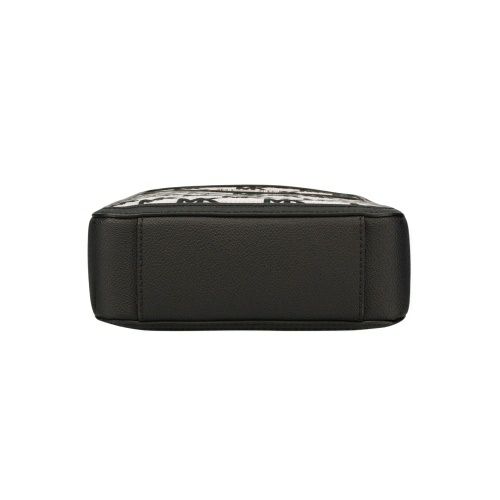 マイケルコース ショルダーバッグ メンズ クーパー ロゴ ジャカード フライト バッグ ブラック MICHAEL KORS 37S4LPCM5J BLACK