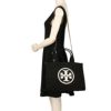 トリーバーチ トートバッグ ハンドバッグ レディース エラ キャンバス スモールトート ブラック TORY BURCH 153381 001 BLACK