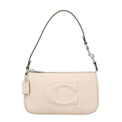 コーチ アウトレット ショルダーバッグ レディース ペイトン ホーボー ホワイト COACH OUTLET CE619 SV/HA | GINZA  LoveLove（ラブラブ）