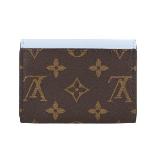 ルイヴィトン コインケース モノグラム ポルトモネ・ロザリ ブルー  