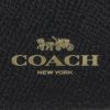 コーチ アウトレット カードケース ID ケース レディース クロスグレイン レザー ランヤード ブラック COACH OUTLET 57311 IMBLK