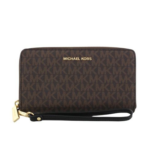 マイケルコース 長財布 レディース ブラウン MICHAEL KORS 34F1GJ6E3B BROWNBLK