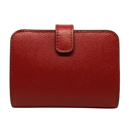 新品☆ FURLA(フルラ)レッド ルビーレッド しんどい レザー 折り財布