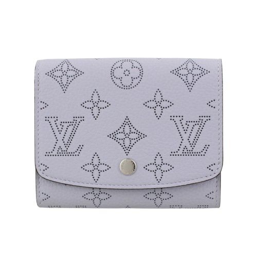 【超極美品】ルイヴィトン モノグラム マヒナ イリス コンパクト 二つ折り財布 LOUIS VUITTON（ルイ・ヴィトン） 二つ折り財布 レディース マヒナ