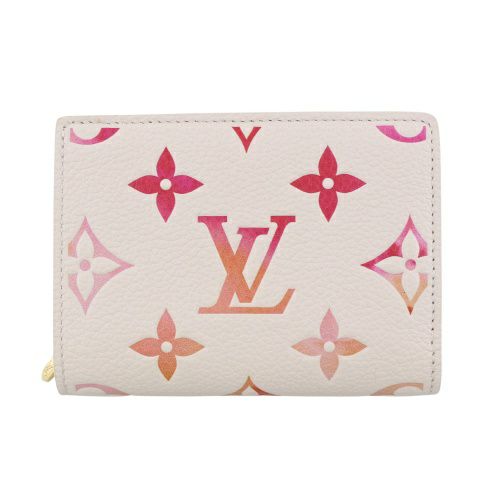 ルイヴィトン 二つ折り財布 レディース モノグラム アンプラント  