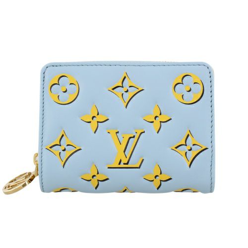 ルイヴィトン 二つ折り財布 レディース モノグラム ポルトフォイユ・ルー ブルー LOUIS VUITTON M83687 ベビー ブルー |  GINZA LoveLove（ラブラブ）