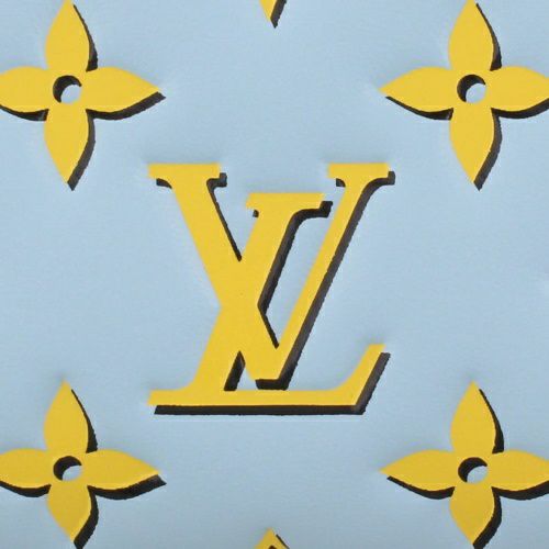 ルイヴィトン 二つ折り財布 レディース モノグラム ポルトフォイユ・ルー ブルー LOUIS VUITTON M83687 ベビー ブルー