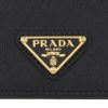 プラダ 二つ折り財布 レディース SAFFIANO TRIANGOLO サフィアーノ トライアングルロゴ ブラック PRADA 1MV204 QHH F0002 NERO