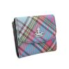 ヴィヴィアンウエストウッド 二つ折り財布 レディース BIOGREEN SAFFIANO マルチカラー Vivienne Westwood 51150003 O102 MacAndy Tartan