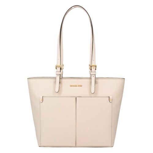 マイケルコース トートバッグ レディース ジェット セット トラベル ダブルポケット ミディアム トート ホワイト MICHAEL KORS 35F3GTVT8B LT CREAM