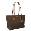 マイケルコース トートバッグ レディース シェイラ シグネチャー ラージ ミッドファスナー トート ブラウン MICHAEL KORS 35S4G6HT9B BROWN