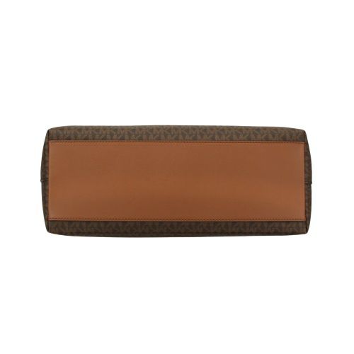 マイケルコース トートバッグ レディース シェイラ シグネチャー ラージ ミッドファスナー トート ブラウン MICHAEL KORS 35S4G6HT9B BROWN