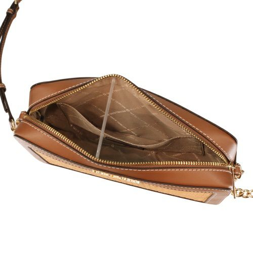 マイケルコース ショルダーバッグ レディース ジェット セット クロスボディ ラージ ブラウン MICHAEL KORS 35S4GTTC3W NAT/LUGG