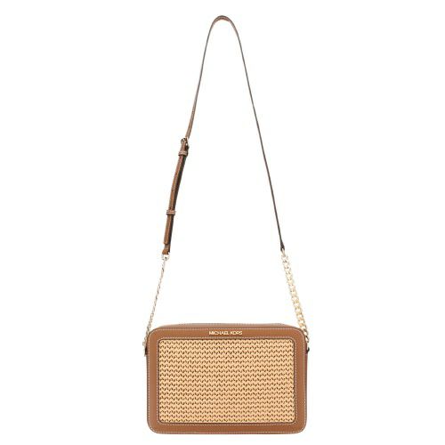 マイケルコース ショルダーバッグ レディース ジェット セット クロスボディ ラージ ブラウン MICHAEL KORS 35S4GTTC3W NAT/LUGG