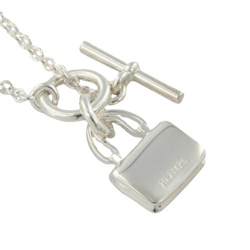 エルメス ネックレス レディース アミュレットコンスタンスペンダント シルバー HERMES H121324B SV
