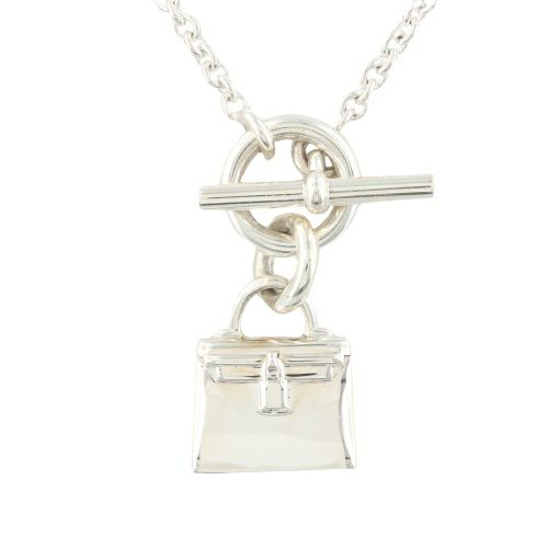エルメス ネックレス レディース アミュレットケリーペンダント シルバー HERMES H121325B SV