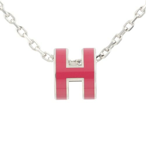 エルメス ネックレス レディース ポップHペンダント MINI ピンク 