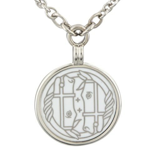 エルメス ネックレス レディース メダイユ カドリッジペンダント PM シルバー HERMES H982311FE SV