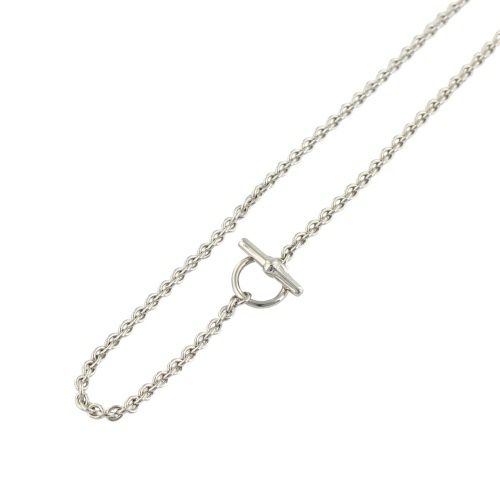 エルメス ネックレス レディース メダイユ カドリッジペンダント PM シルバー HERMES H982311FE SV