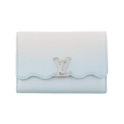 ルイヴィトン 三つ折り財布 ポルトフォイユ・カプシーヌ コンパクト ブルー LOUIS VUITTON M83576 シェイデッド ブルー |  GINZA LoveLove（ラブラブ）