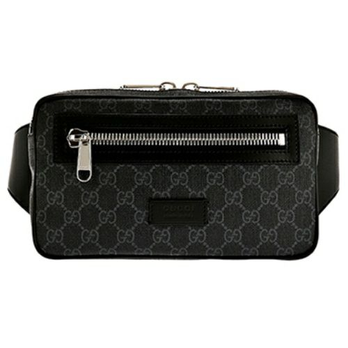 GUCCI グッチ ウエストポーチ メンズ GGスプリーム ブラック 474293 