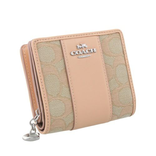 コーチ アウトレット 二つ折り財布 レディース ベージュ COACH OUTLET CT980 SVS9W フェイデッドブラッシュ