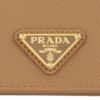 プラダ 二つ折り財布 レディース サフィアーノ トライアングルロゴ SAFFIANO TRIANGOLO ベージュ PRADA 1MV204 QHH F0018 NATURALE