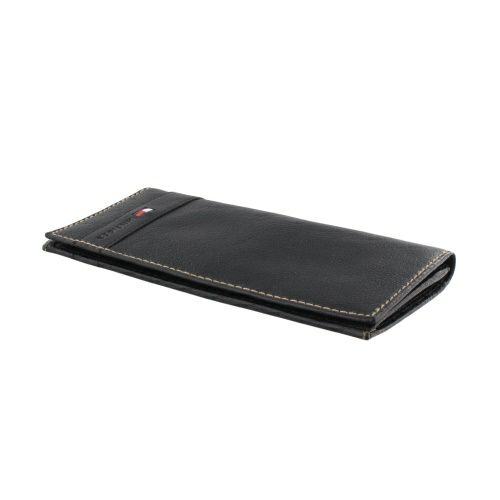 トミーヒルフィガー 長財布 メンズ ブラック TOMMY HILFIGER 31TL19X016 SUPERWAXY BK