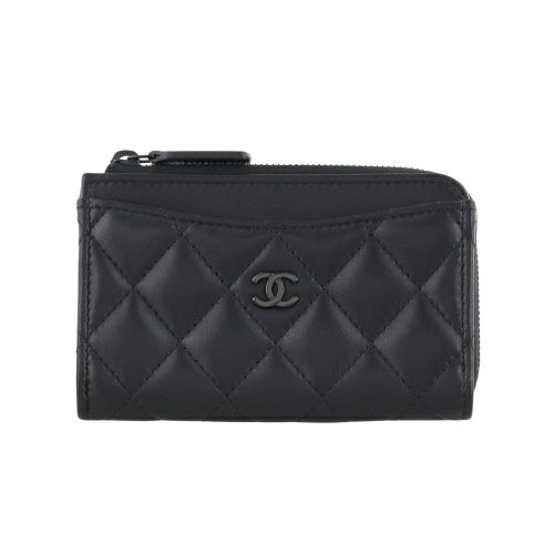 シャネル コインケース カードケース フラグメントケース レディース ブラック CHANEL AP3179 B06311 94305 ブラック