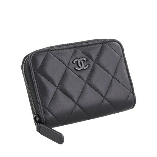 シャネル コインケース レディース ブラック CHANEL AP0216 B06311 