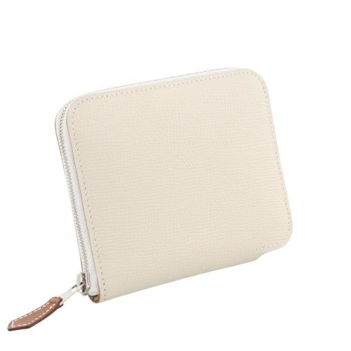エルメス アザップ シルクイン コンパクト ホワイト HERMES クレ 