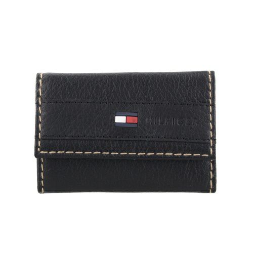 トミーヒルフィガー キーケース メンズ ブラック TOMMY HILFIGER 31TL17X014 SUPERWAXY BK