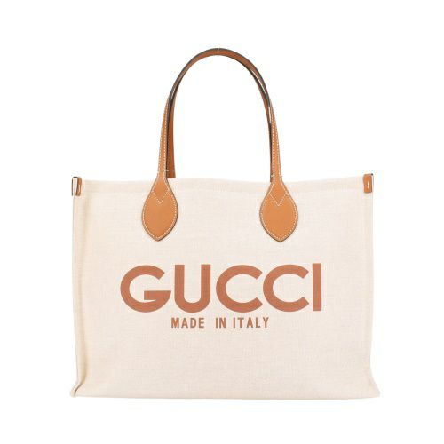 グッチ トートバッグ レディース GUCCI プリント トートバッグ ホワイト GUCCI 772176 FACUL 8451