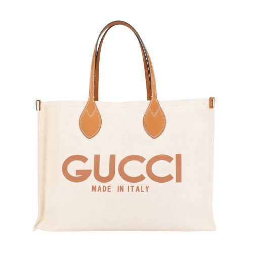 グッチ トートバッグ レディース GUCCI プリント トートバッグ