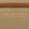 マイケルコース トートバッグ レディース タリア スモール メタリック コットン キャンバス ベージュ MICHAEL KORS 30S3GAMT5I PALE GOLD