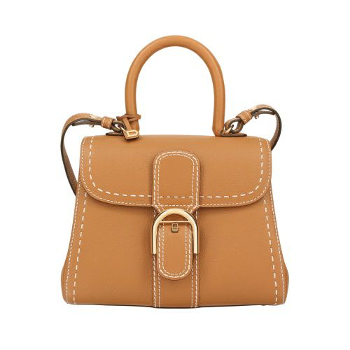 デルヴォー ハンドバッグ レディース BRILLANT PM ブラウン DELVAUX AA0569 ADW0 ADNDO VEGETAL-IVORY/GOLD