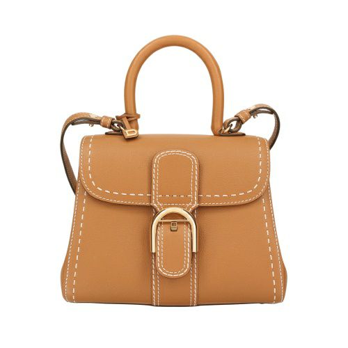デルヴォー ハンドバッグ レディース BRILLANT PM ブラウン DELVAUX 