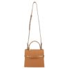 デルヴォー ハンドバッグ レディース タンペート TEMPETE PM ブラウン DELVAUX AA0612 AMF0 ADNDO VEGETAL-IVORY/GOLD