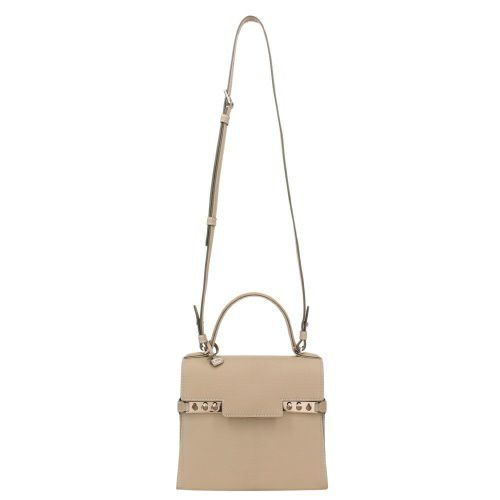 デルヴォー ハンドバッグ レディース タンペート TEMPETE PM グレー DELVAUX AA0612 AMF0 AKSPA  TOURTERELLE I IVORY/PALLADIUM