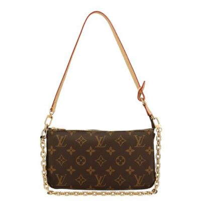ルイヴィトン ショルダーバッグ レディース モノグラム ポシェット・アクセソワール ブラウン LOUIS VUITTON M82766