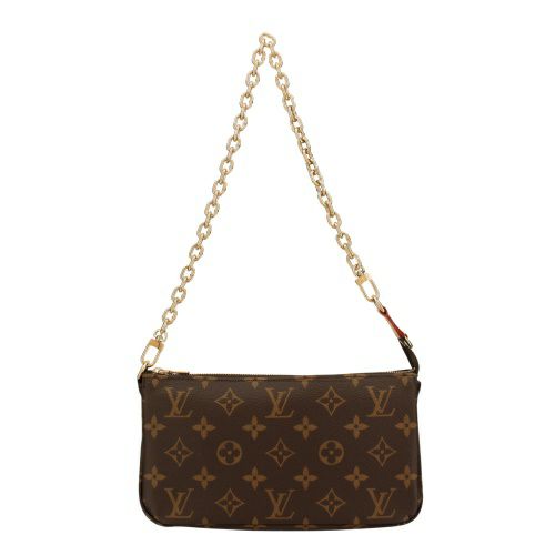 ルイヴィトン ショルダーバッグ レディース モノグラム ポシェット・アクセソワール ブラウン LOUIS VUITTON M82766 | GINZA  LoveLove（ラブラブ）