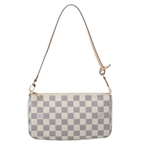 ルイヴィトン ショルダーバッグ レディース ダミエ･アズール ポシェット・アクセソワール ホワイト LOUIS VUITTON N41207