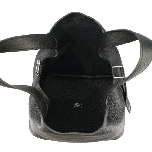 エルメス ピコタン・ロック18 PM トリヨンクレマンス シルバー金具 B刻印 ブラック HERMES ノワール