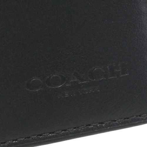 コーチ アウトレット カードケース メンズ ID ウォレット ブラック COACH OUTLET CJ728 QB BK ブラック