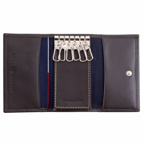 トミー キーケース メンズ ブラウン TOMMY HILFIGER 31TL17X005 BROWN