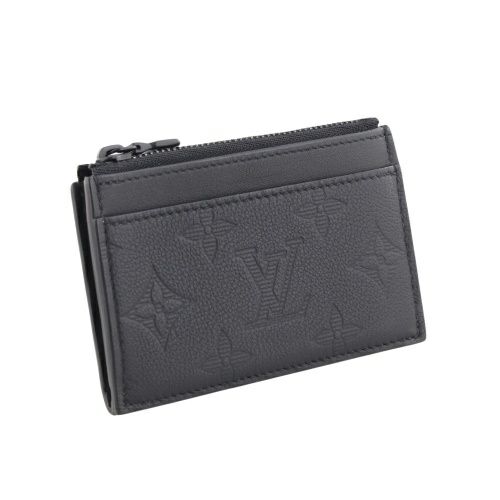 ルイヴィトン コインケース メンズ モノグラム コンパクト コインカード・ホルダー ブラック LOUIS VUITTON M82245