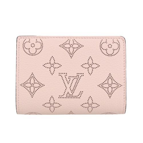 ルイヴィトン 二つ折り財布 レディース マヒナ ポルトフォイユ・クレア ピンク LOUIS VUITTON M82758 ローズ ジャスミン