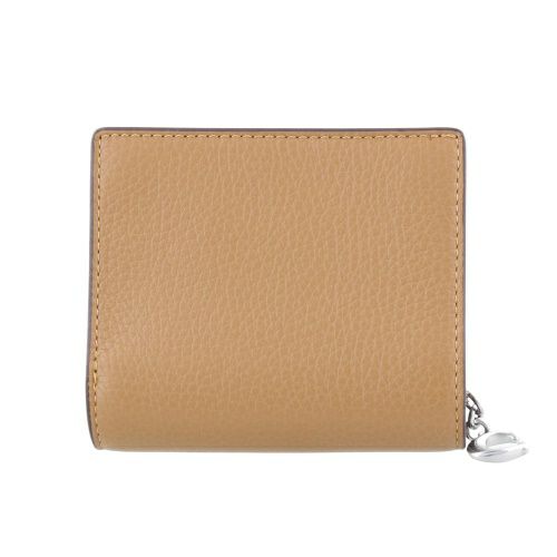 コーチ アウトレット 二つ折り財布 レディース スナップ ウォレット ブラウン COACH OUTLET C2862 SV QD ライトサドル