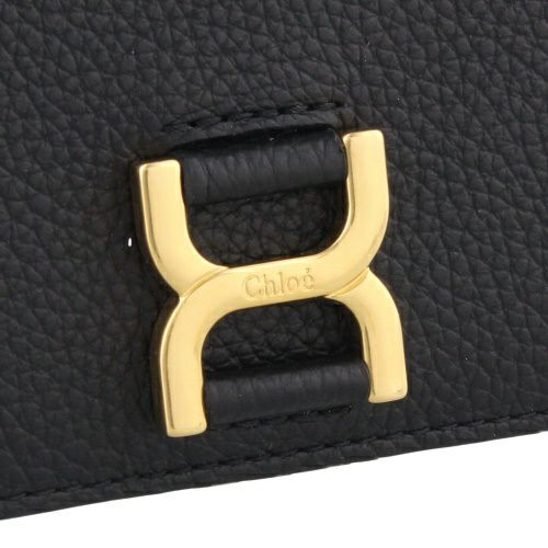 クロエ 三つ折り財布 レディース マーシー ブラック CHLOE CHC23AP097 I31 001 BLACK